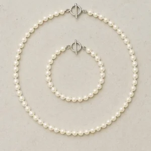 Zestaw biżuterii z pereł