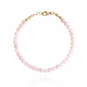Bransoletka z różowym opalem