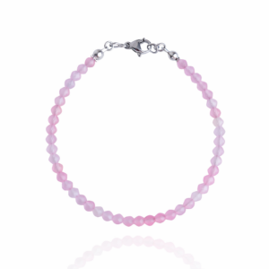Bransoletka z kwarcem różowym