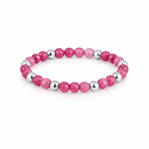 Pierścionek z turmalinem różowym