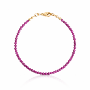 Bransoletka z rubinem